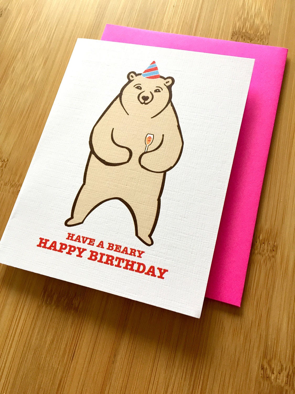 Birthday Bear Card
