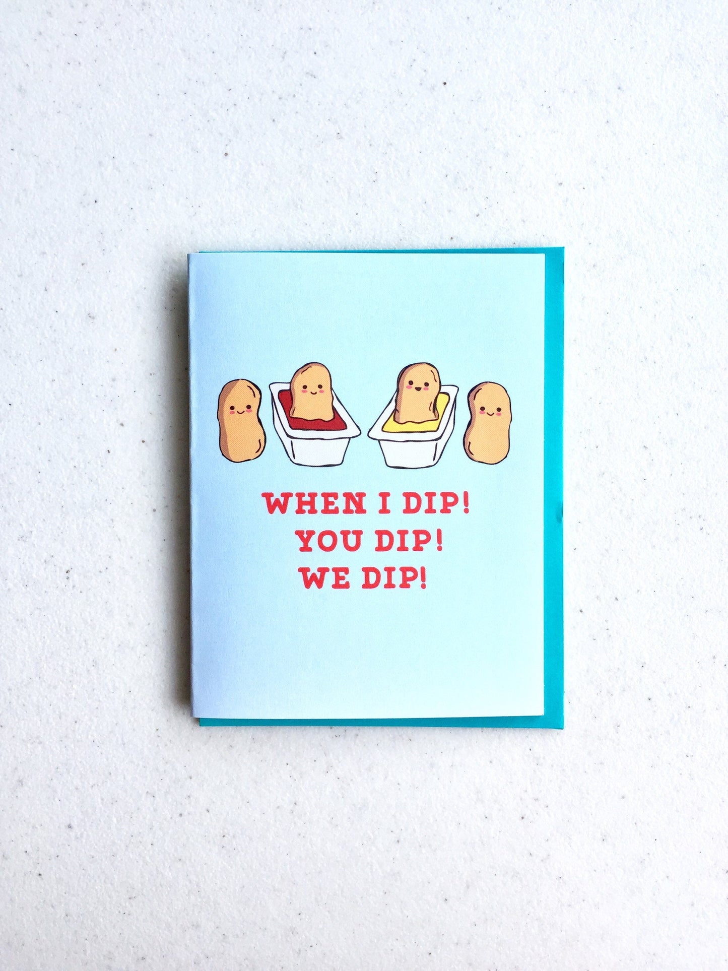 Nugget Birthday Card - Handmade A2, Just Because, Chicken Nugget Tender, Fast Food, McDonalds, Hip Hop Card
