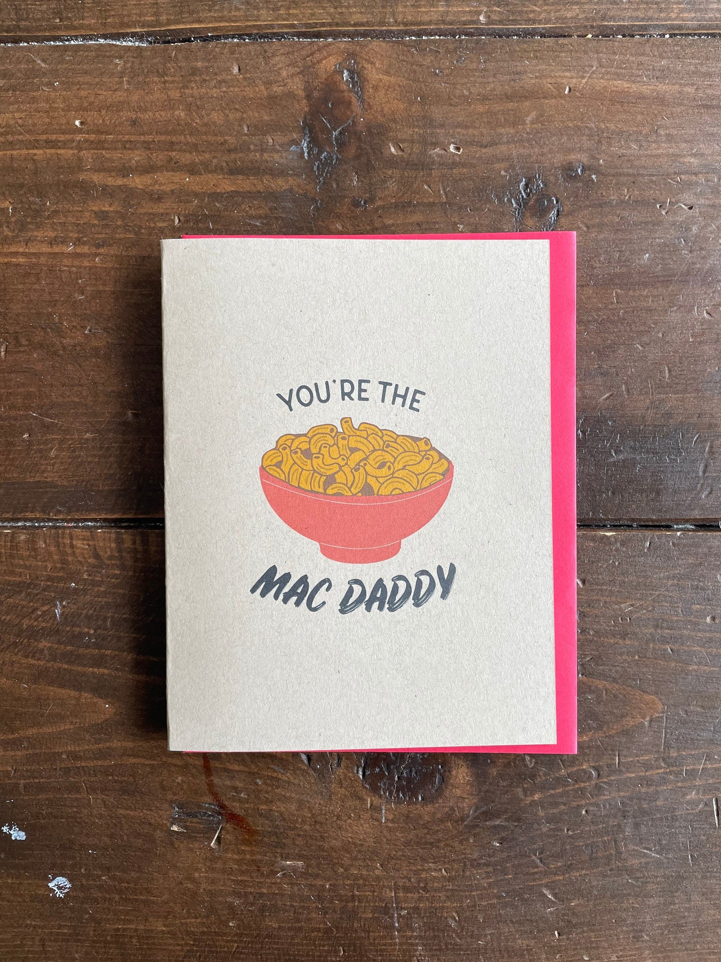 Mac Daddy Mac and Cheese Father's Day Card